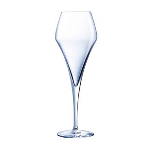 flute a champagne en kwarx arom'up - coffret de 4