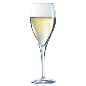 flute a champagne en kwarx arom'up - coffret de 4