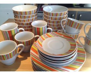 service de table colore