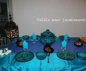 service de table orientale