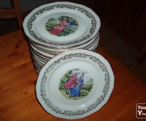service de table pompadour