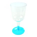 verre a pied turquoise