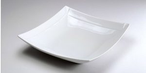 assiette creuse carree