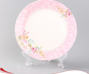assiette plate blanche en gros