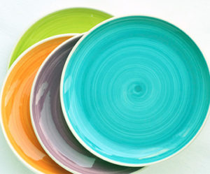 assiette plate et creuse