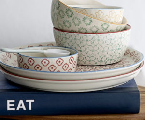assiette plate scandinave