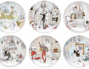 assiettes plates les parisiennes