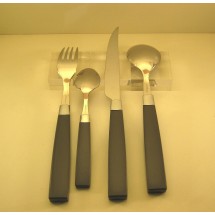 menagere 24 pieces en inox et manche couleur colorissimo