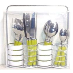 orfevrerie de la tour - menagere 49 pieces inox en ecrin dome