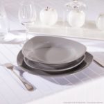 service de table faience blanc