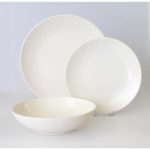 service de table faience blanc
