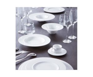 assiette creuse sans rebord