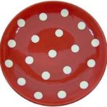 assiette plate a pois