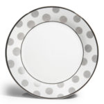 assiette plate a pois