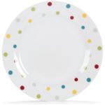 assiette plate a pois
