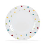 assiette plate a pois
