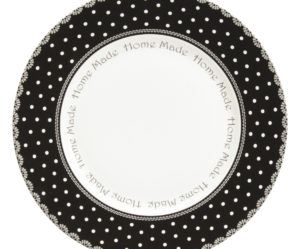 assiette plate a pois