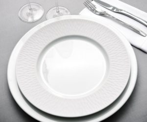 assiette plate porcelaine