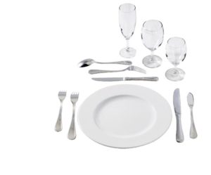 service de table elegant