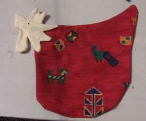 service de table motif poule