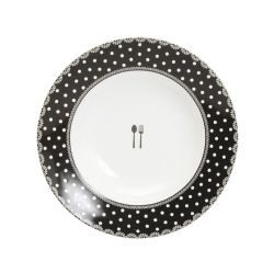 assiette creuse a pois