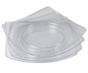 assiette creuse plastique transparent