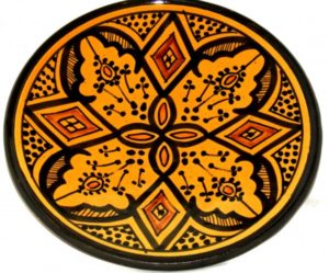assiette plate marocaine