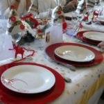 service de table noel