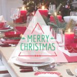 service de table noel