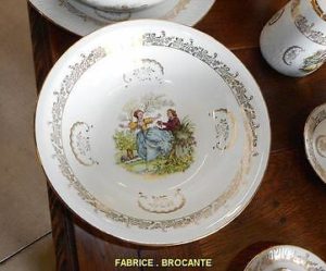 service de table romantique