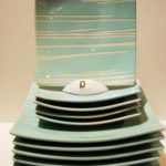 service de table turquoise
