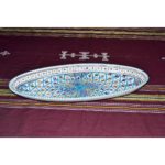 service de table turquoise