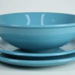 service de table turquoise