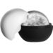 verre a whisky et sa boule de glace on the rock