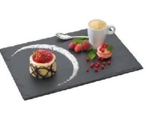 assiette a dessert en ardoise