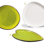 assiette plate green tea