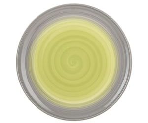 assiette plate vert anis