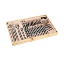 laguiole menagere 24 pieces grise