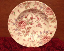 service de table rose chintz