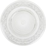 service de table verre transparent
