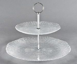 service de table verre transparent