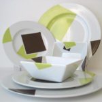 service de table vert