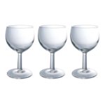 verre a pied type ballon