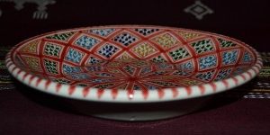 assiette creuse orientale