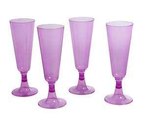 flute a champagne plastique