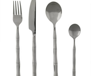 menagere 24 pieces bambou - inox