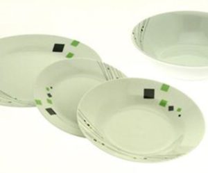 service de table 12 pieces en porcelaine volupte