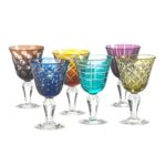 verre a vin de couleur