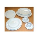assiette creuse blanche casa