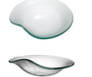 assiette creuse en verre
